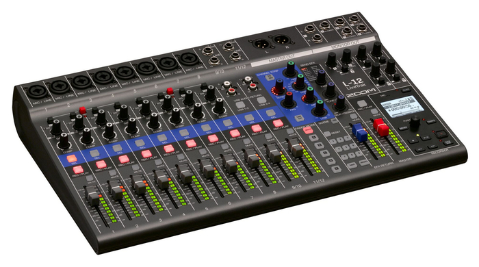 Zoom LiveTrak L-12 12-Channel Digital Mixer, Recorder, And USB Audio Interface