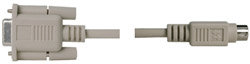 Hosa DBK-110 10 ft 9-pin D-Sub Female to 8-pin Din Male Host Sync Cable DBK110