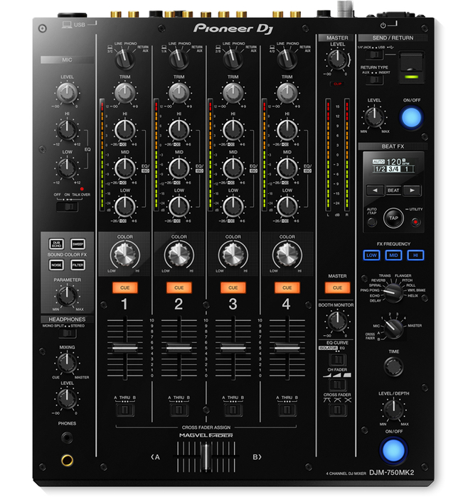 Pioneer DJM-750MK2 4-Channel Mixer DJM750-MK2