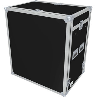Grundorf T8-COMBO-S12C 12RU T8 Series Mixer/Rack Combo Case, Compartment, Casters