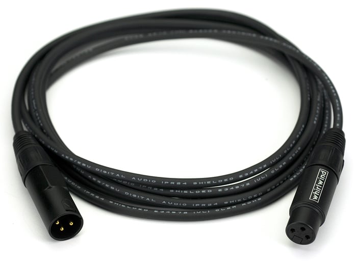 Whirlwind DKF03BK 3' XLRF-XLRM AES / EBU Cable