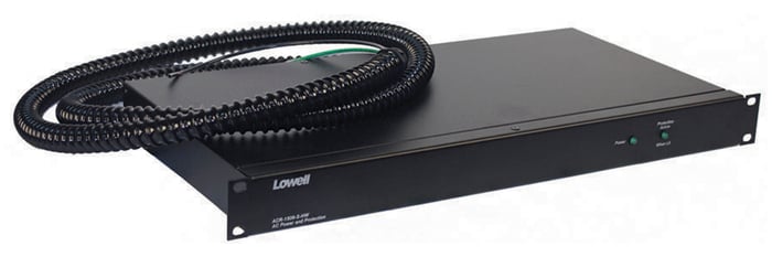 Lowell ACR-1508-SHW Rackmount Power Panel with (8) 15A Power Outlets, Surge Protection ACR-1508-SHW