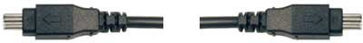 Hosa FIW-44-115 FireWire Cable (IEEE-1394 or iLink), 4-Pin to 4-Pin, 15 Feet FIW-44-115