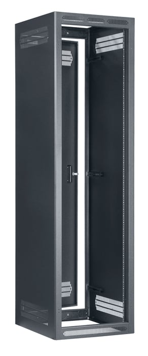 Lowell LFR-4427 44RU, 27" Deep Fixed-Rail Rack LFR-4427