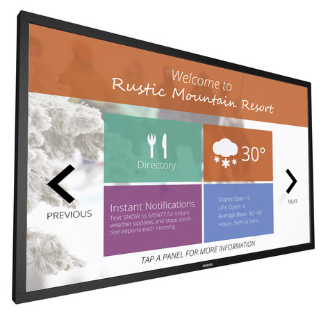 Philips Commercial 32BDL4050TT 32" 400nits 6-pt IR T-Line Integrated Touch Display 32BDL4050TT
