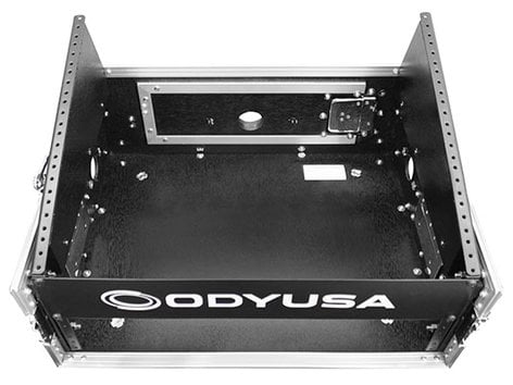 Odyssey FR0802 Combo Rack Case, 8 Unit Top Rack, 2 Unit Bottom Rack