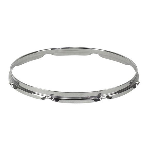 Pearl Drums RH1608 8-Lug Regular Chrome Drum Hoop For 16" Drums