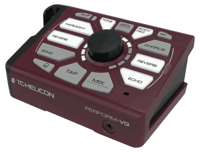 TC Helicon PERFORM-VG Mic-Stand-Mount Effects Processor for Vocals and Acoustic Guitar PERFORM-VG
