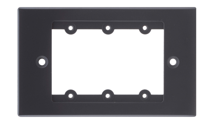 Kramer FRAME-1G/US(B) Frame For Wall Plate Inserts, 1 Gang