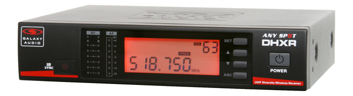 Galaxy Audio DHXR DHX (UHF) Wireless Receiver DHXR