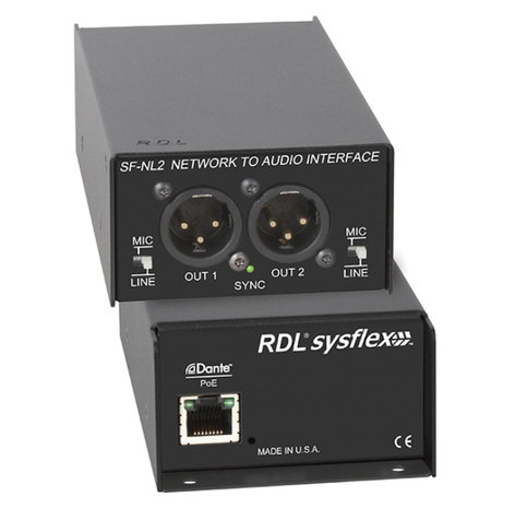 Radio Design Labs SF-NL2 Network to Audio Interface, Dante SF-NL2