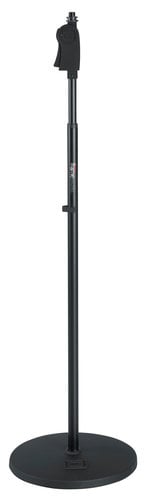 Gator Cases GFW-MIC-1201 Frameworks Deluxe 12" Round Base Microphone Stand with One-Handed Clutch GFW-MIC-1201