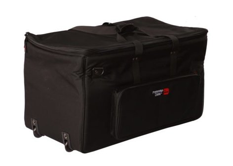 Gator Cases GP-EKIT2816-BW 28"x16"x16" Padded Electronic Drum Kit Bag with Wheels and Divider System GP-EKIT2816-BW