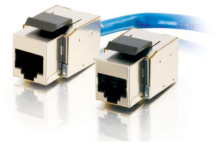 Cables To Go Cat5E RJ45 UTP Shielded Toolless Keystone Jack, TAA Compliant 35228