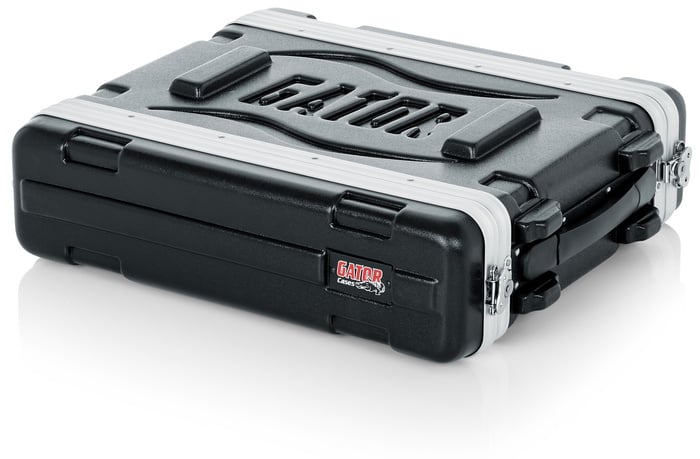 Gator GR-2S 2RU, 14.25" Deep Locking Rack Case With Front, Rear Rails