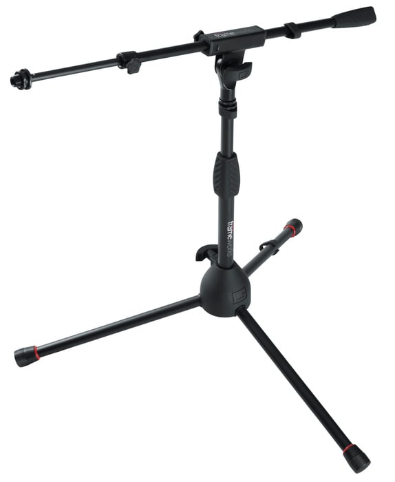 Gator Cases GFW-MIC-2621 Frameworks Tripod Microphone Stand with Boom for Bass Drum or Amplifier GFW-MIC-2621