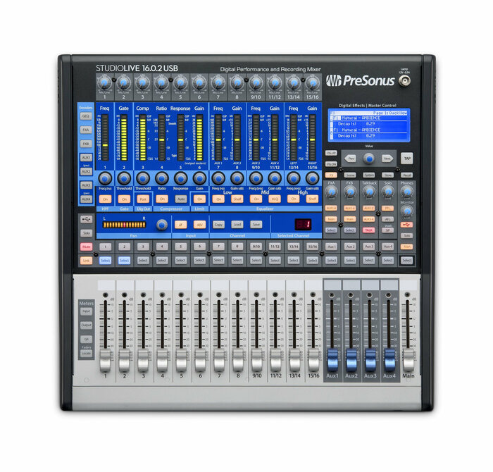 PreSonus StudioLive 16.0.2 USB 16-Channel Performance And Recording Digital Mixer, USB Interface