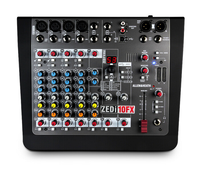 Allen & Heath ZEDi-10FX B-Stock 10-Channel Analog Mixer With USB Audio Interface And Effects