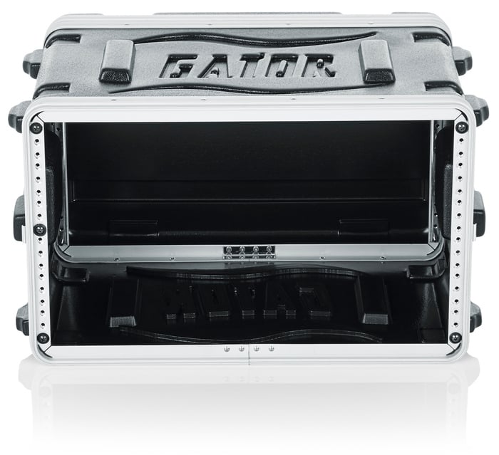 Gator GR-6S 6RU, 14.25" Deep Locking Rack Case With Front, Rear Rails