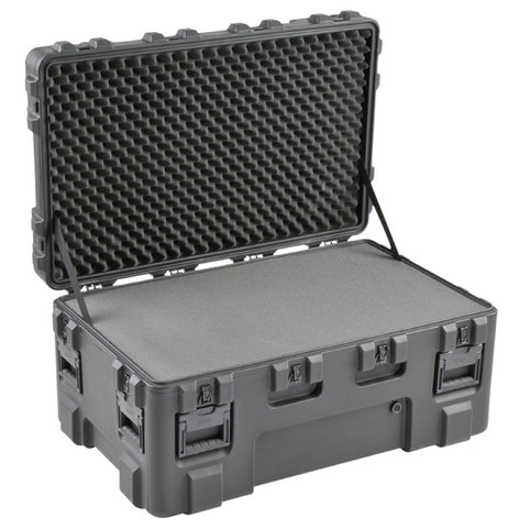 SKB 3R4024-18B-L 40"x24"x18"Waterproof Case With Layered Foam Interior