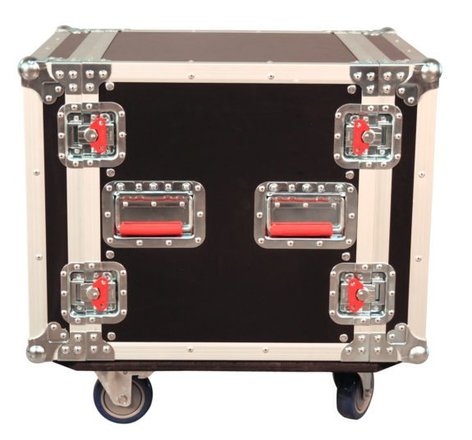 Gator G-TOUR 10U CAST 10RU, 17" Deep ATA Flight Rack Case With Casters