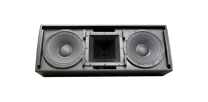 Electro-Voice QRx-212H/75-BLK Horizontal Dual 12" 2-Way 75x50 Loudspeaker, Black