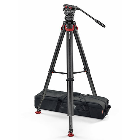 Sachtler SYSTEM-FSB6-FT-MS FSB6 Fluid Head with Flowtech MS Tripod SYSTEM-FSB6-FT-MS