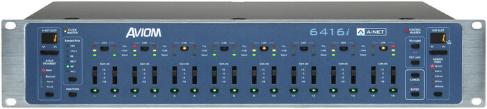 Aviom 6416I Pro64 Series 16-Channel Line Input Module with XLR/DB25 Connectors 6416I