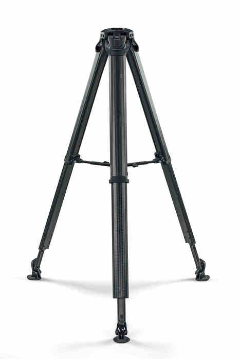 Vinten V4150-0003 Flowtech 75 Carbon Fiber Tripod With Mid-Level Spreader