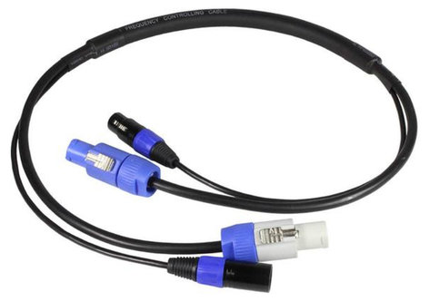 Blizzard Lighting DMXPC-3 3 ft Combo Cable with Powercon to Powercon PLUS 3-pin DMX XLRM to XLRF DMXPC-3