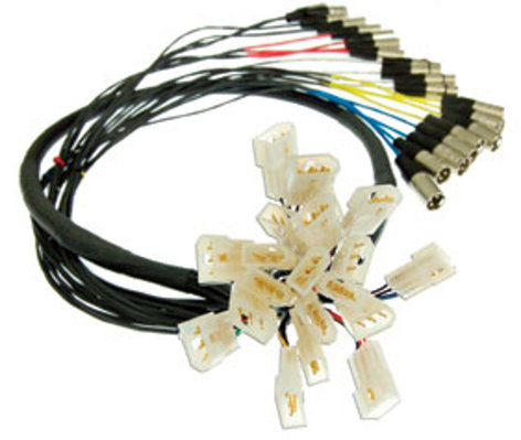 Pro Co QLS0400FEM-10 10 ft 4-Channel Quick Link Solution Snake, e3mc to XLRM QLS0400FEM-10