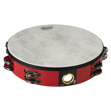 Remo TA-5210-52 10" Pretuned Tambourine in Deep Red TA5210-52-RED