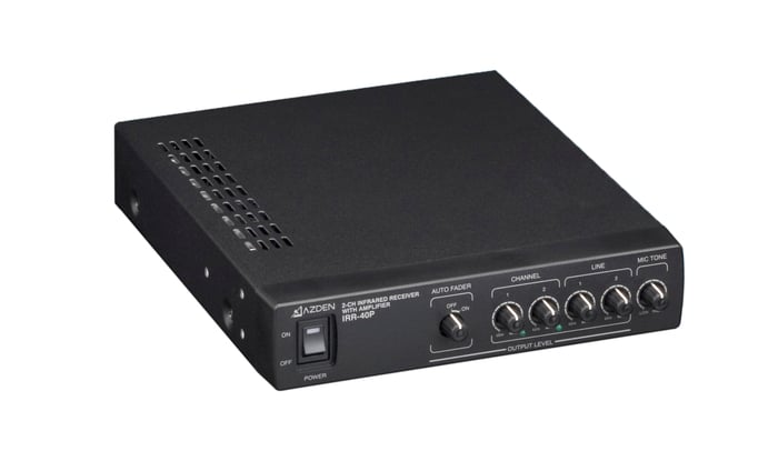 Azden IRR-40P 2-Channel Infrared Receiver With Amplifier