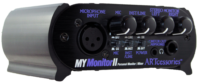 ART MYMonitorII Personal Monitor Mixer With Microphone And Line Input