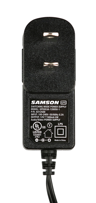 Samson SWZ0AD12500 SR466 AC Adaptor