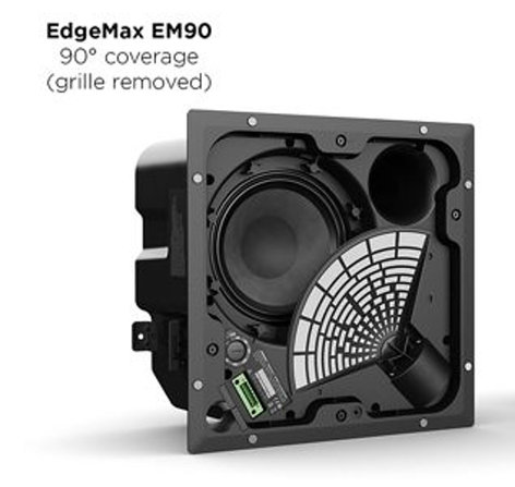 Bose Professional EdgeMax EM90 In-Ceiling Premium Loudspeaker White 90 Degree In-CeilIng Premium Speaker