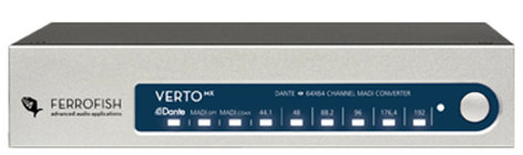 Ferrofish Verto MX 64x64 Channel Dante Converter MADI