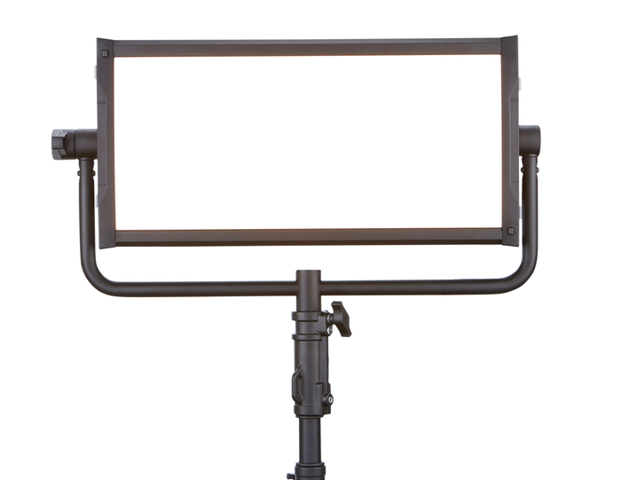 Litepanels Gemini 2x1 Bi-Color LED Soft Panel With Pole Operated Yoke