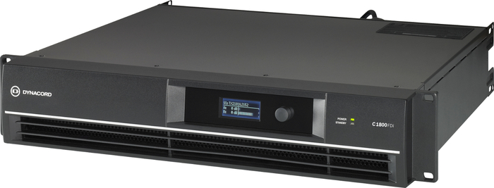 Dynacord C1800FDi Installation DSP Power Amplifier With FIR Drive, 70V/100V