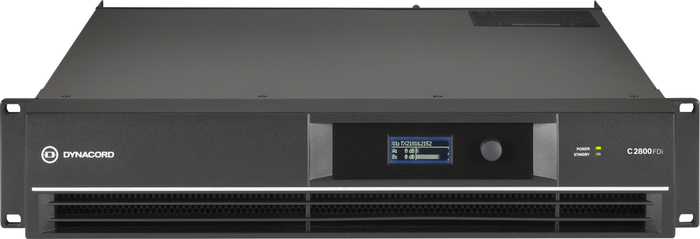 Dynacord C2800FDi DSP Power Amplifier With FIR Drive, 2x1400W