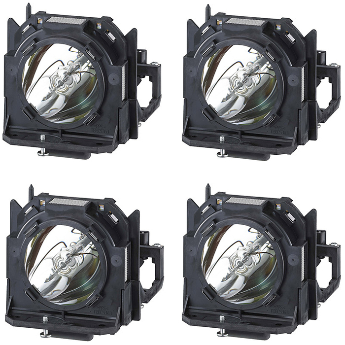 Panasonic ET-LAD12KF Replacement Projector Lamp, 4 Pack