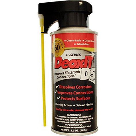 Caig Labs D5S-6 5 oz Bottle of DeoxIT 5% Solution Spray D5S-6