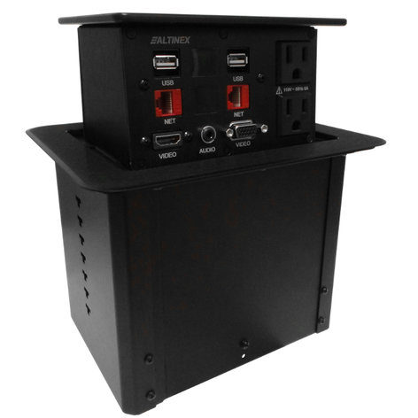 Altinex PNP408 Pop 'N Plug Interconnect Tabletop Box PNP408C