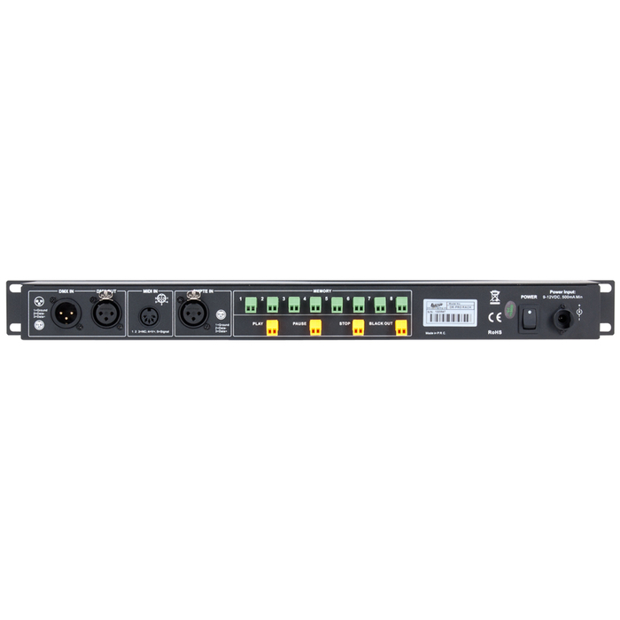 Elation DR-PRO RACK 19" Rackmount DMX Recorder / Playback Device