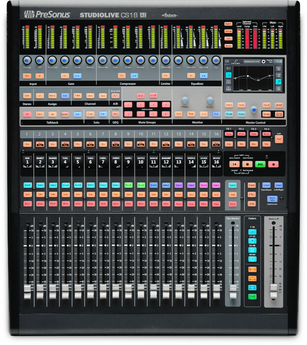 PreSonus SLCS18AI-PROMO StudioLive CS18AI [PROMO] Touch-Sensitive, 18 Moving-Fader Ethernet/AVB Control Surface For StudioLive Rackmount Mixers