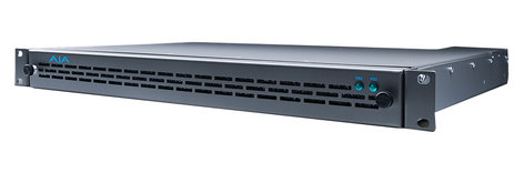 AJA Video Systems Inc FR1D Rackmount Frame for R-Series, 1RU, 4-Slot, 40W, Forced Air Cooling, Dual Power Supplies FR1D