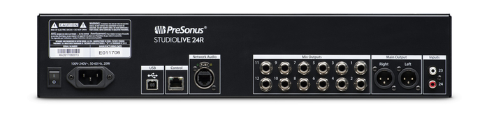 PreSonus StudioLive 24R 24-Channel Rackmount Digital Mixer And StageBox