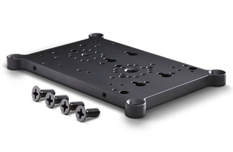 AJA Video Systems Inc KI-MINIPLATE-R0 Universal Mounting Plate for Ki Pro Mini KI-MINIPLATE-R0