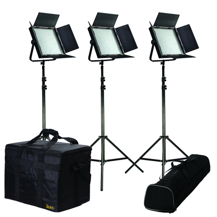 ikan Corporation IFB1024-KIT 3 Light Dual Color Kit with Sony & AB IFB1024-KIT