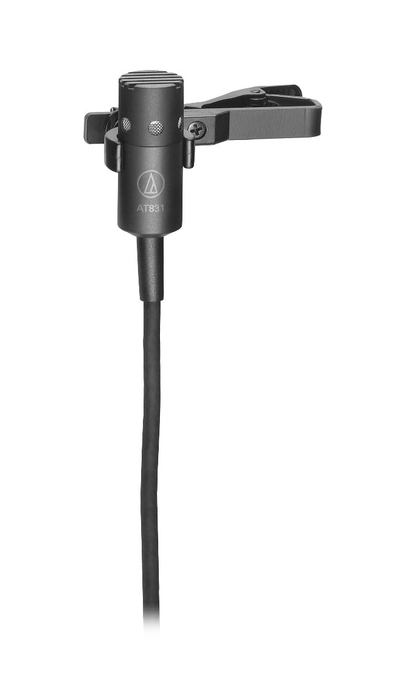 Audio-Technica AT831CW Cardioid Condenser Lavalier Microphone With 4-pin CW Connector